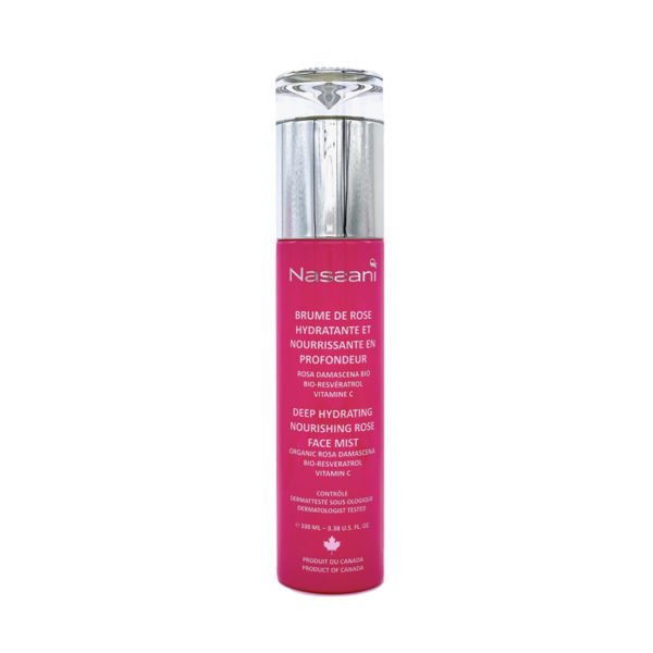 Spray facial agua de rosas resveratrol vitamina C